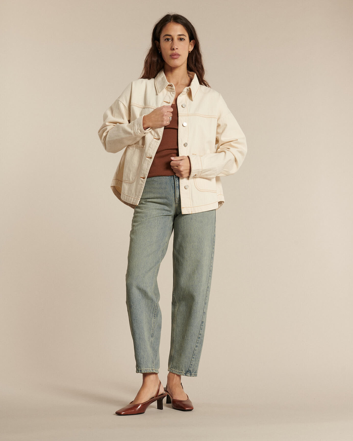 Chaqueta BETTY DENIM ECRU WH 30 Labdip
