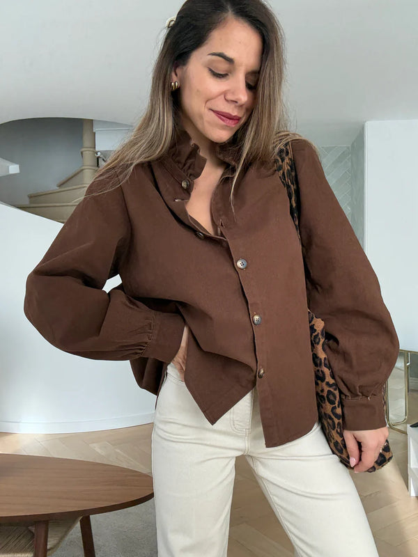 Chaqueta Vaquera Céleste Chocolate