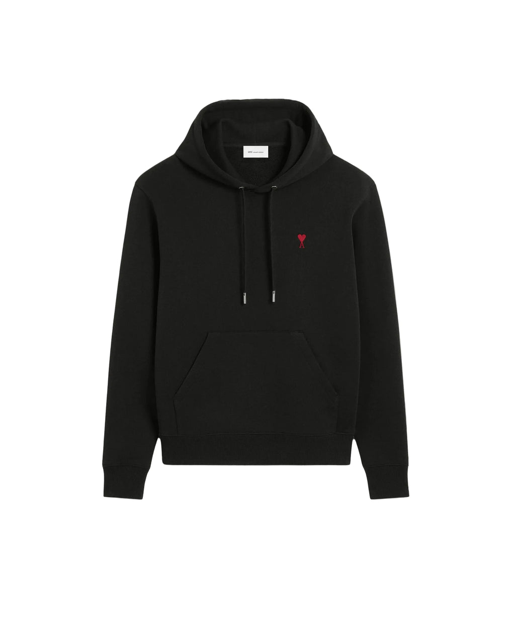 Ami Paris - Hoodie Ami De Coeur – Noir Rouge