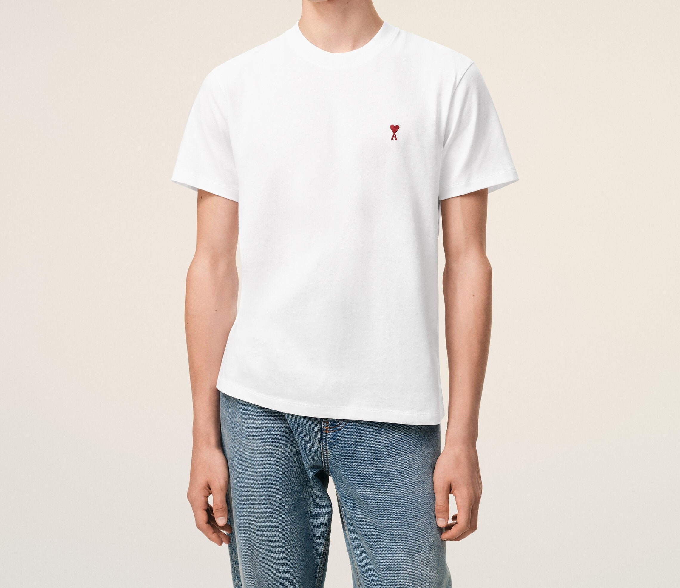 Ami Paris - Ami De Coeur T-Shirt – White