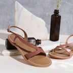 Sandalias Amadrya - Camel