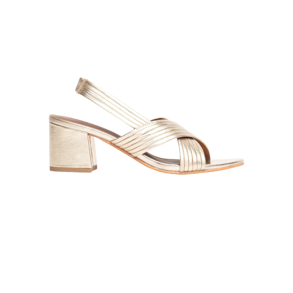 Sandalias de tacón Isi - Dorado