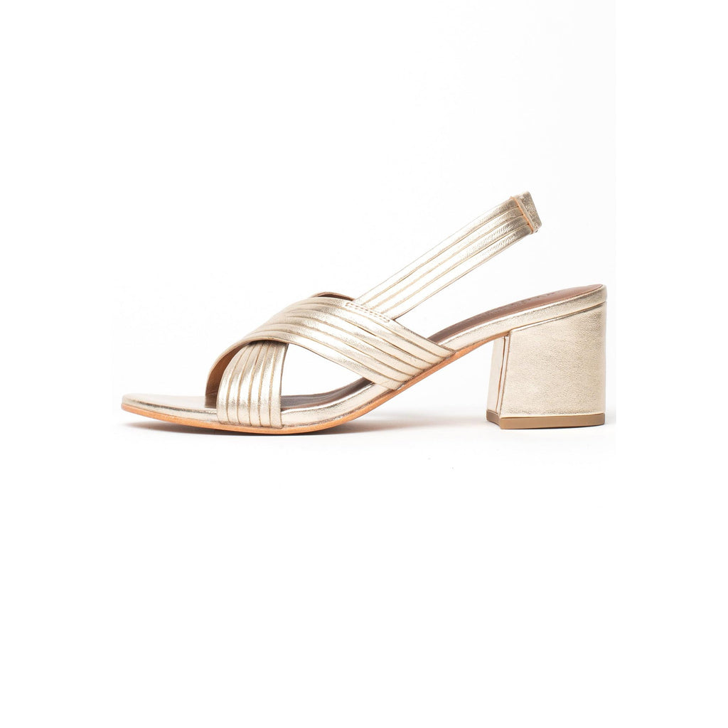 Sandalias de tacón Isi - Dorado
