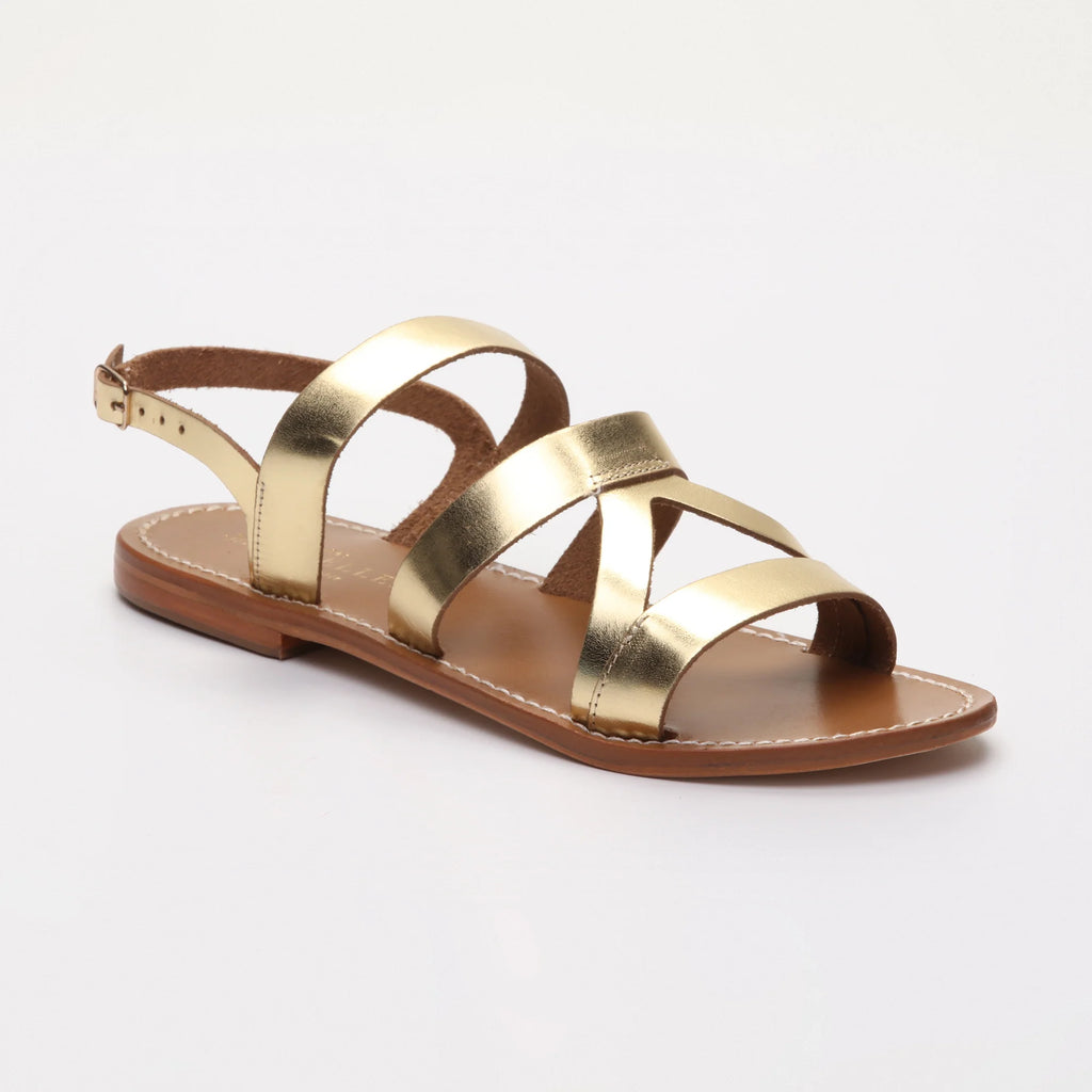 Sandalias Jade - Oro Oscuro