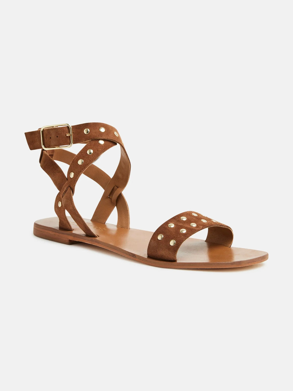 Sandalias planas Brielle - Camel