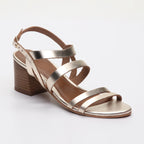 Sandales A Talons Gala - Doré