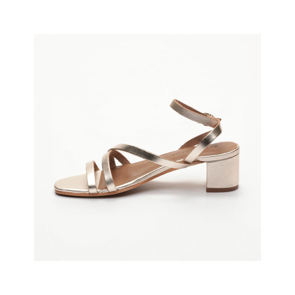 Gisselle Heeled Sandals - Gold