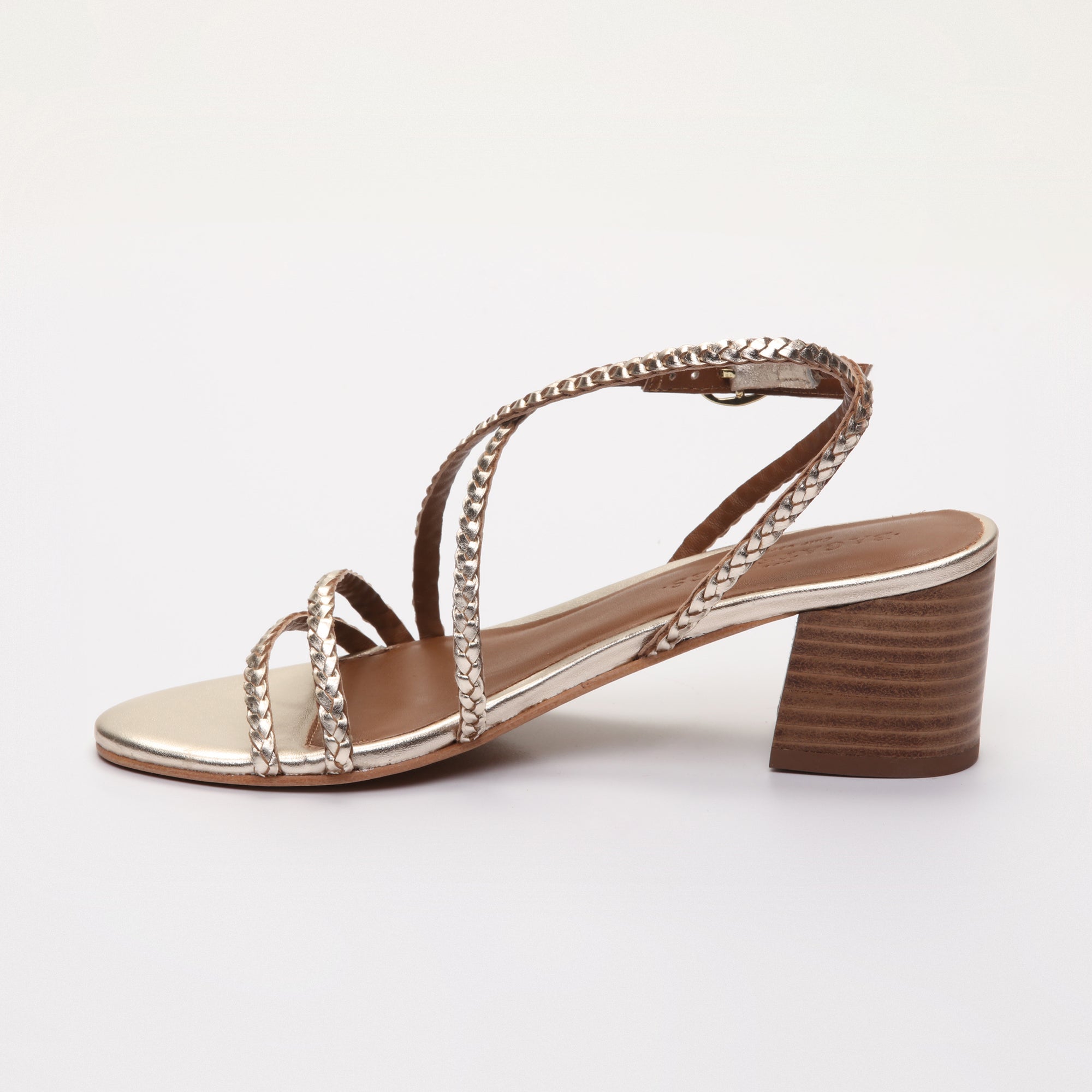 Les Bagatelles - Sandales Talons Georgianna - Gold