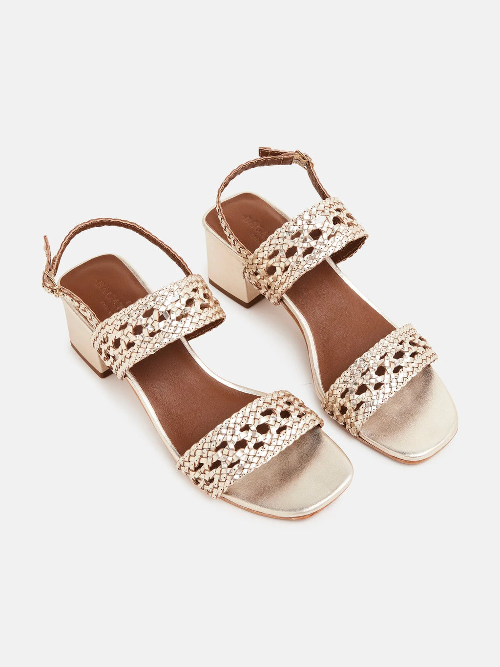 Gracy Heeled Sandals - Gold