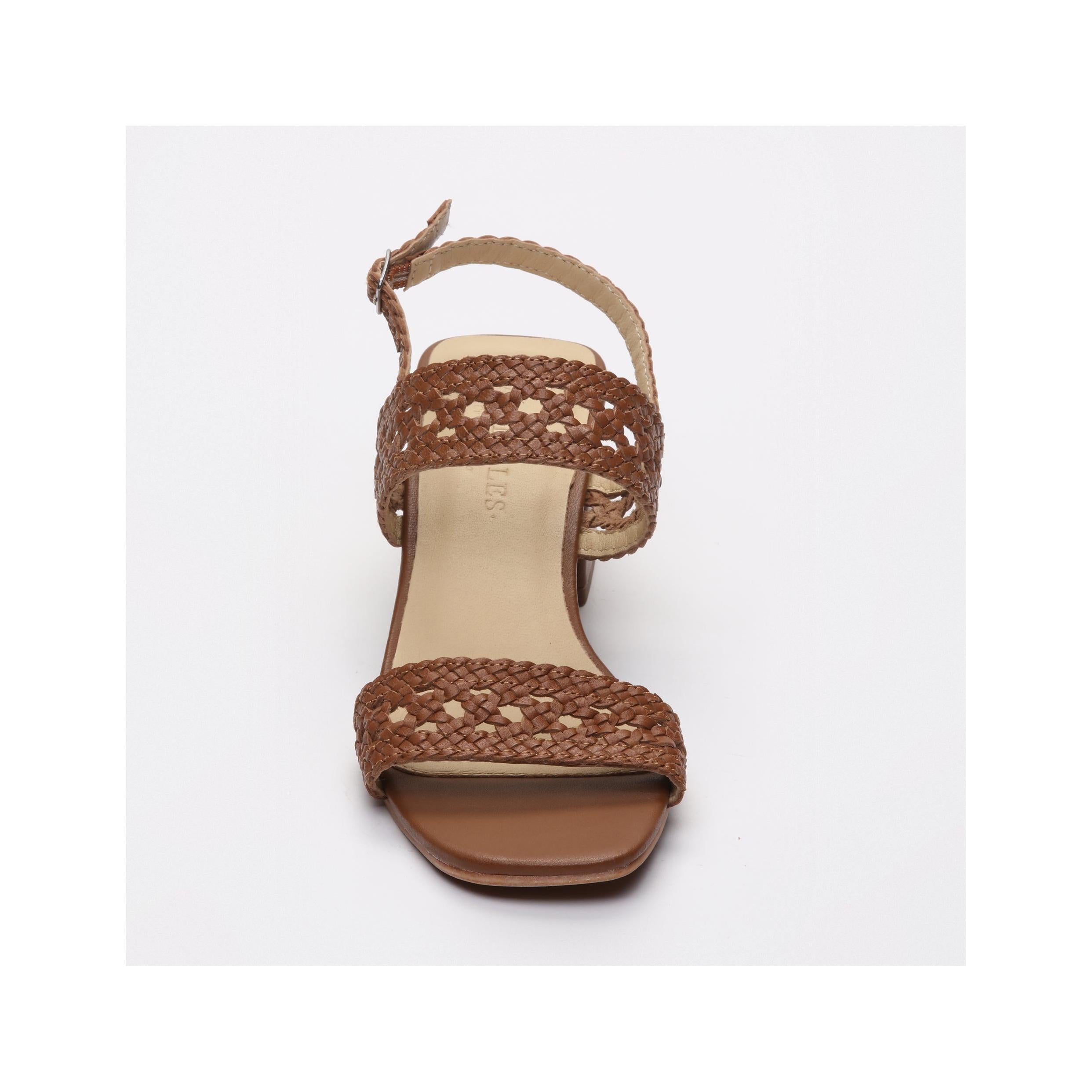 Sandalias Tacón Gracy - Camel