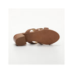 Gurnoor Heeled Sandals - Camel