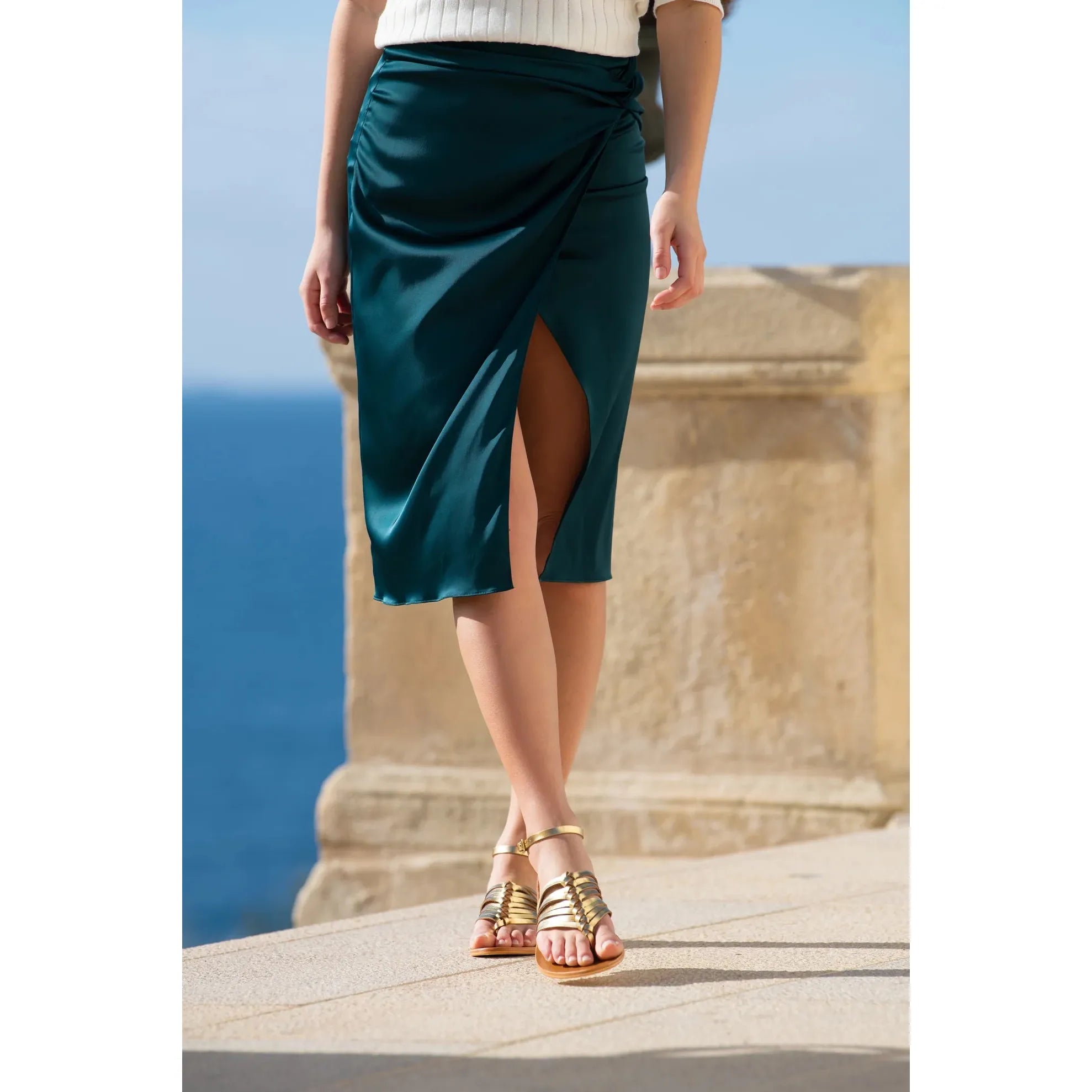 Chandalini Sandals - Dark Gold