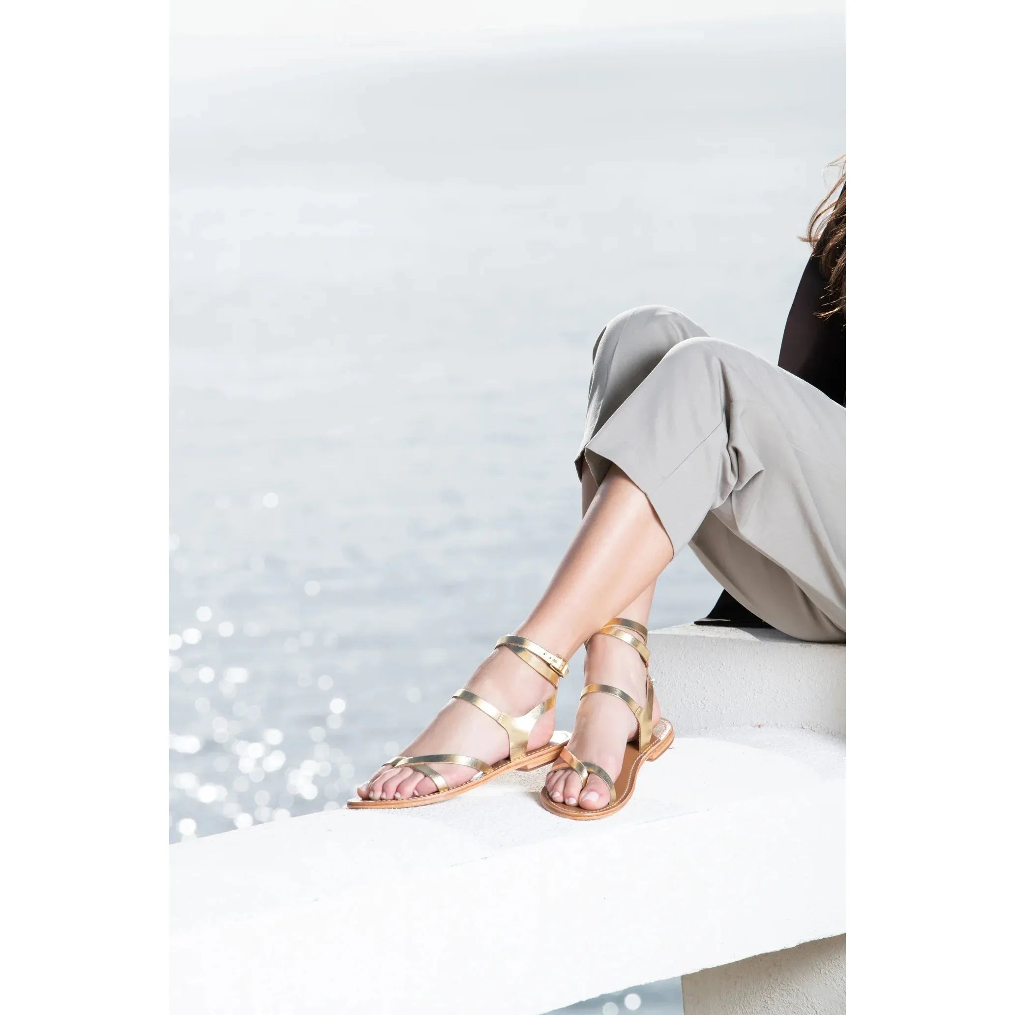 Chandhini Sandals – Dark Gold