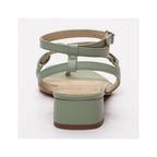 Halona Heeled Sandals - Green
