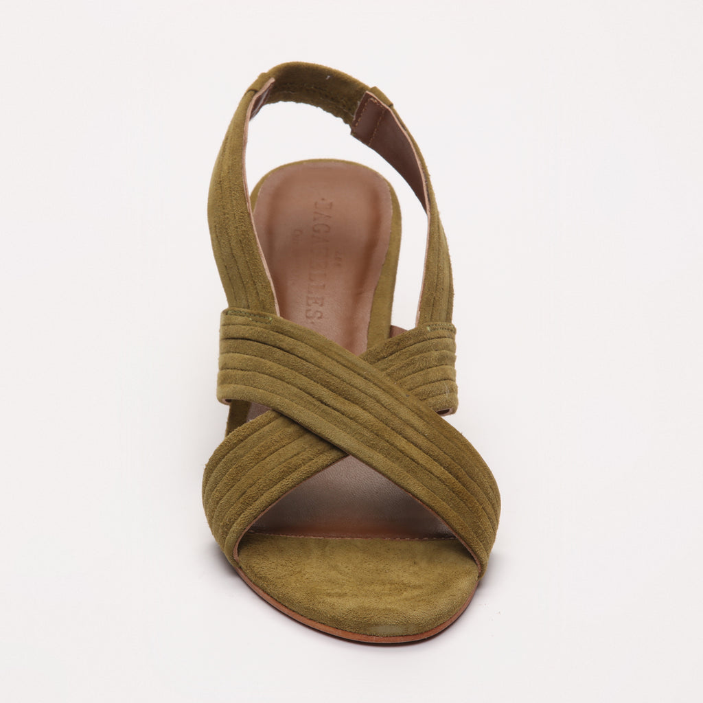 Sandales A Talons Isi - Olive