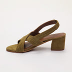 Sandales A Talons Isi - Olive