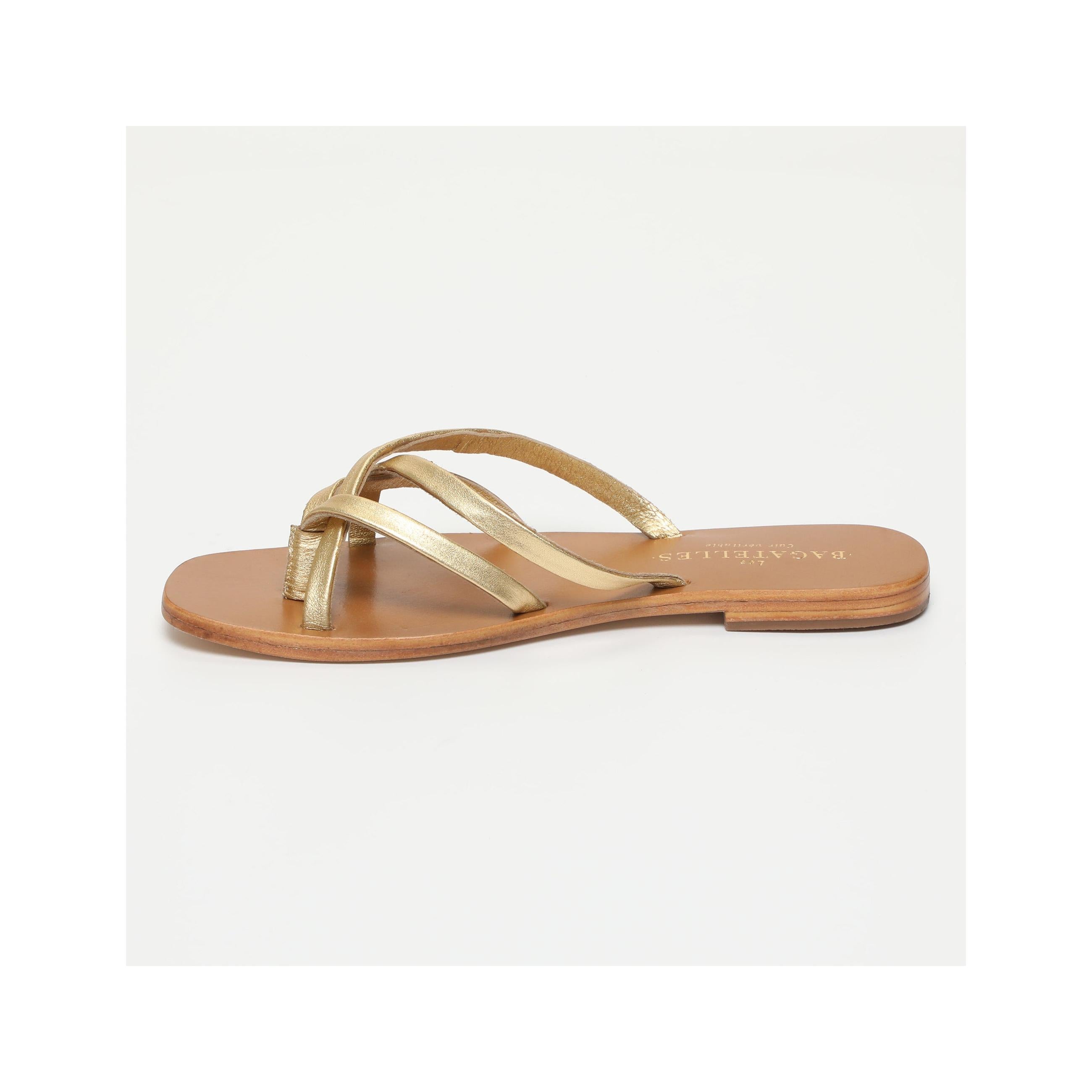 Egana Mules - Dark Gold