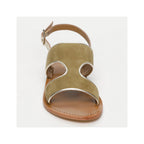 Vernon Sandals - Olive And Gold