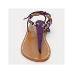 Smith Sandals - Amethyst and Silver