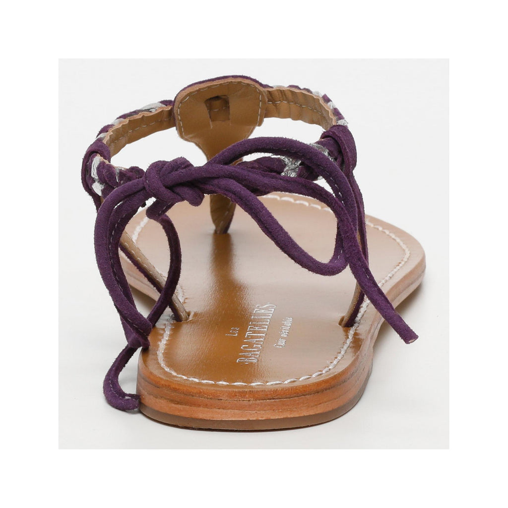 Smith Sandals - Amethyst and Silver