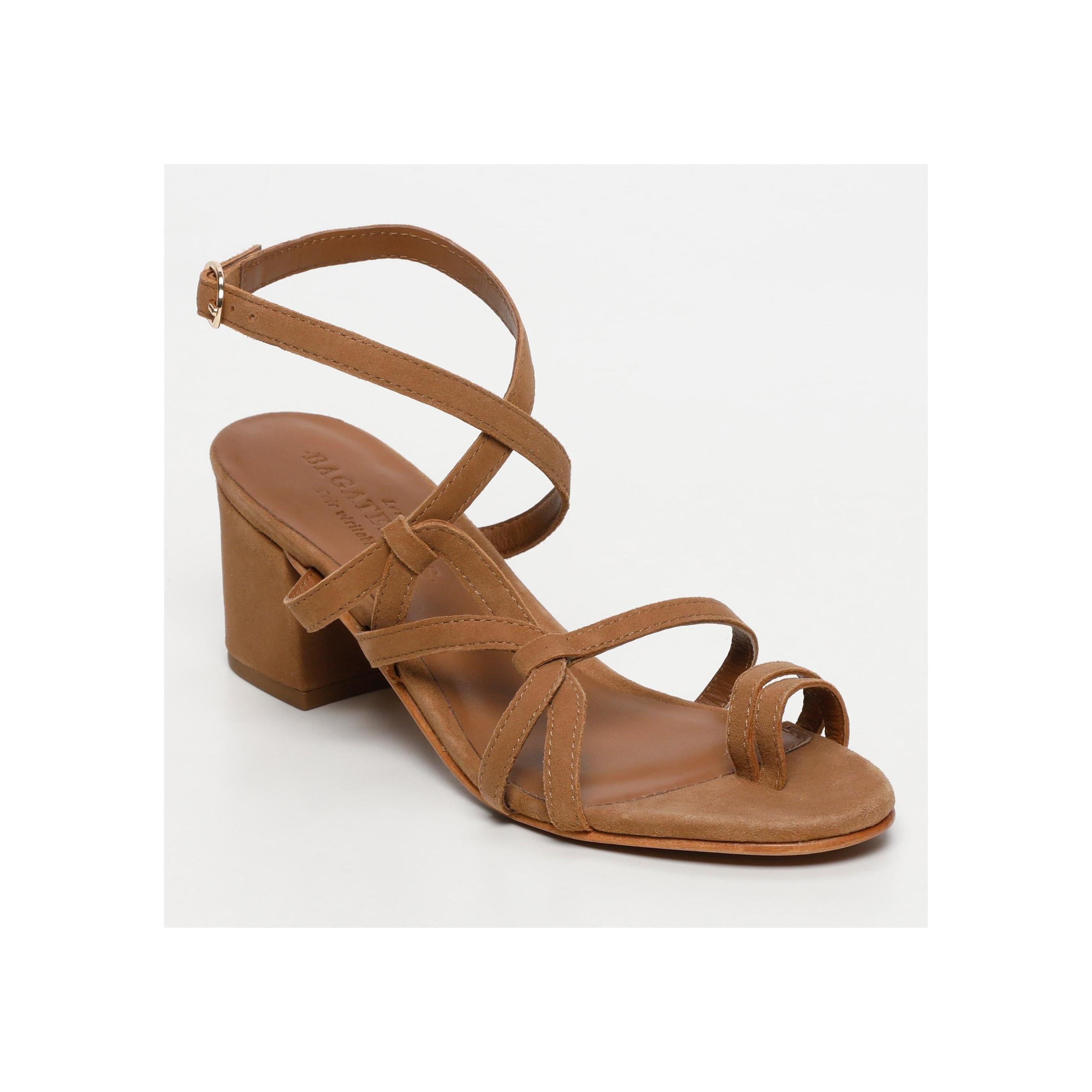 Kanieti Heeled Sandals - Camel