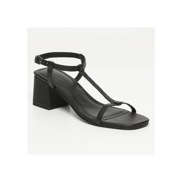 Canaima Heeled Sandals - Black