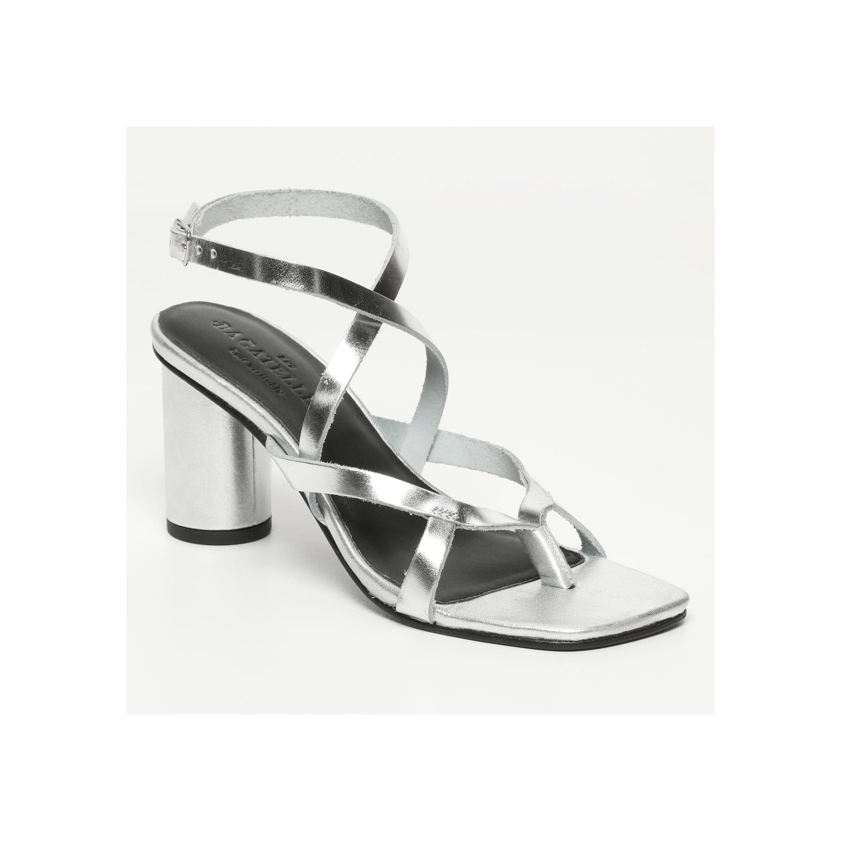Nofilia Heeled Sandals - Silver