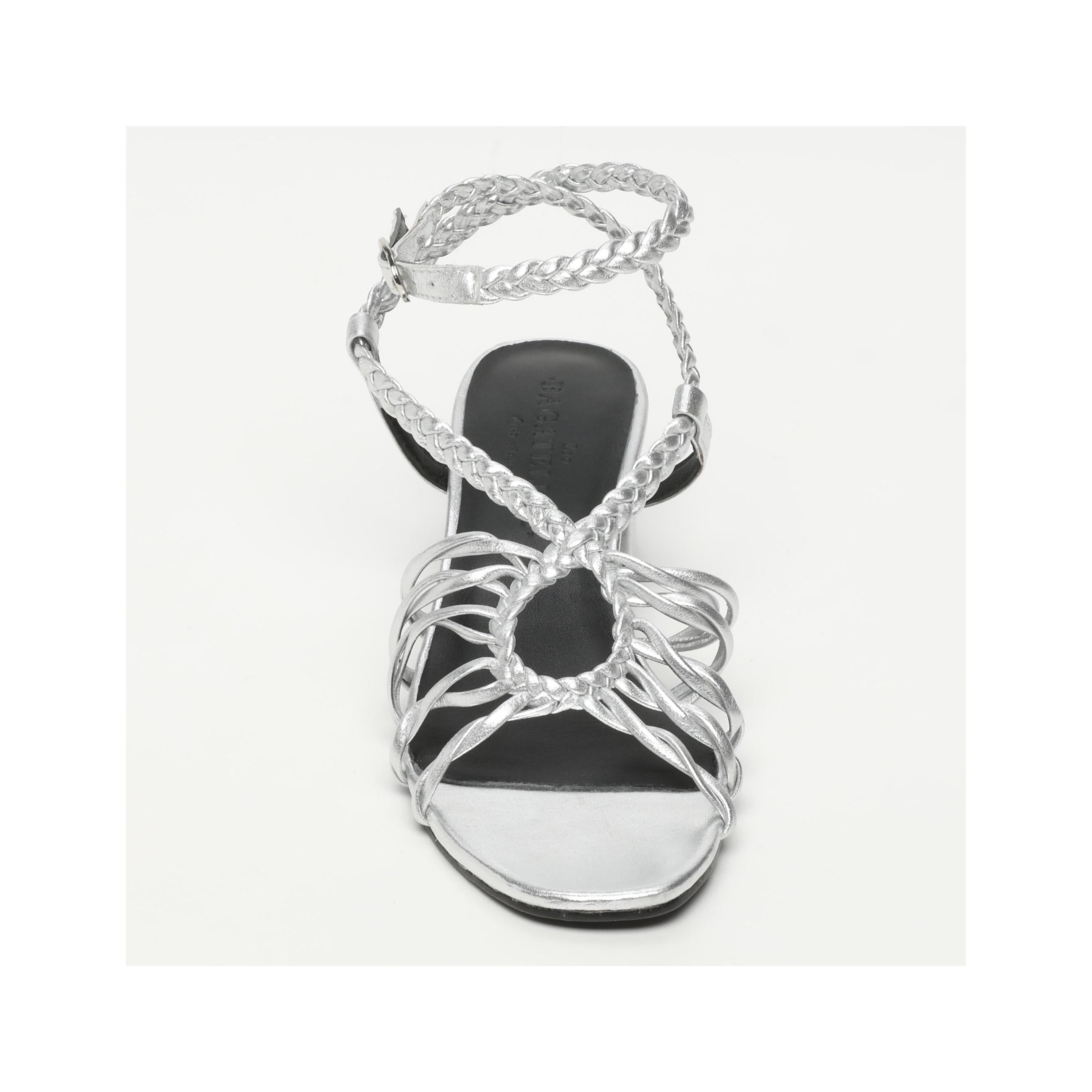 Sheila Heeled Sandals - Silver