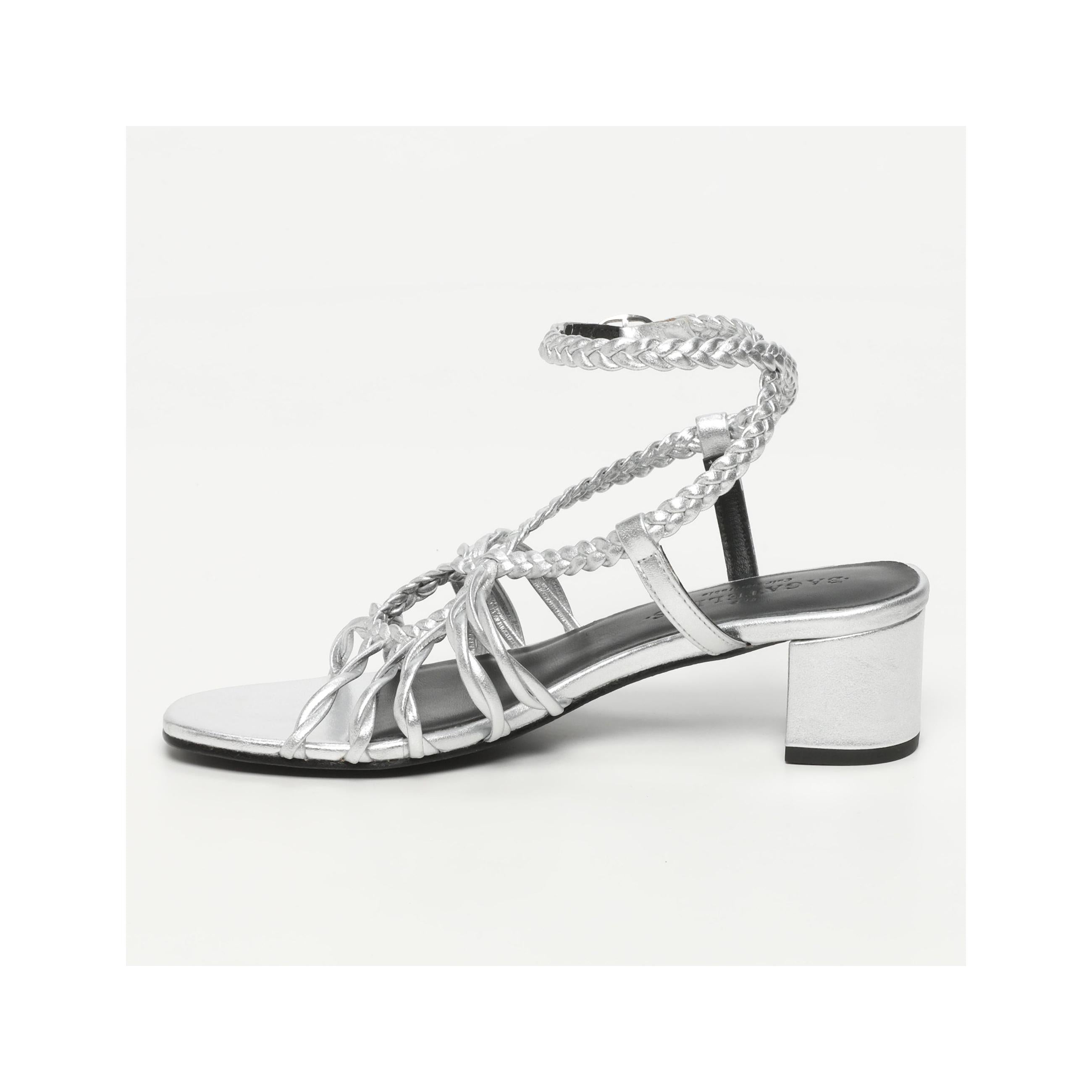Sheila Heeled Sandals - Silver