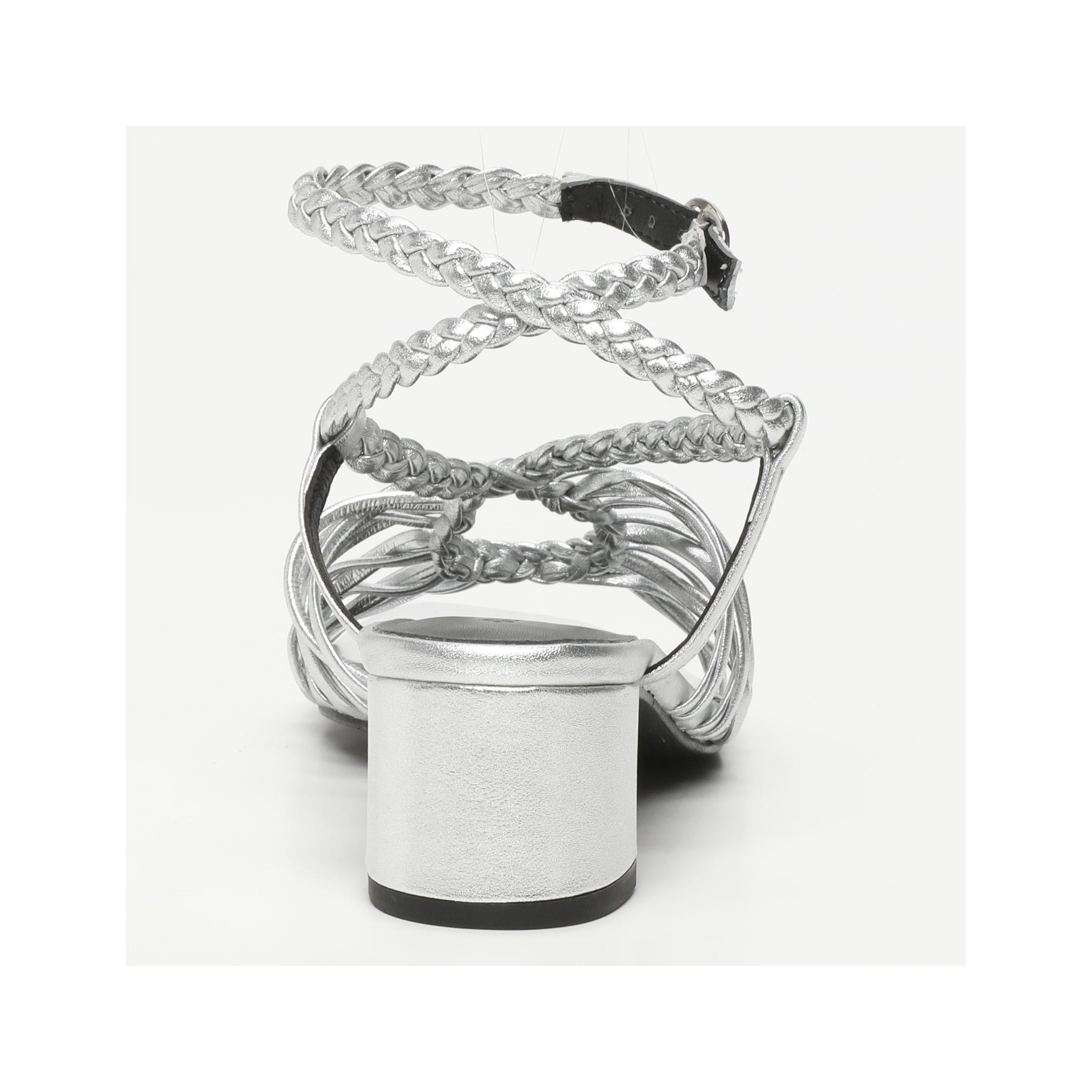 Sheila Heeled Sandals - Silver