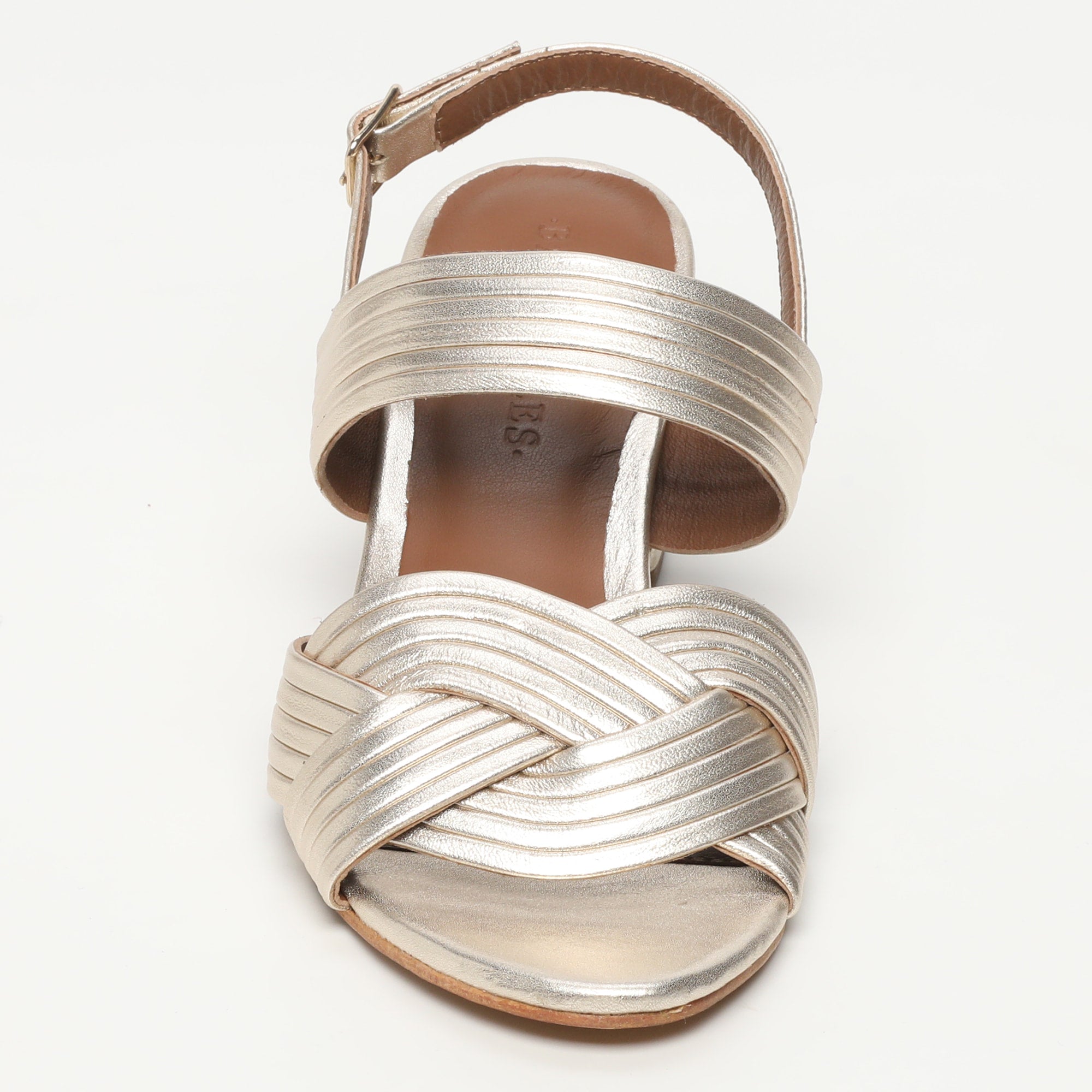 Sandalias Tacón Palenca - Platino