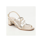 Thlaspi Heeled Sandals - Platinium
