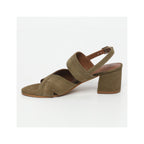 Elowen Heeled Sandals - Olive