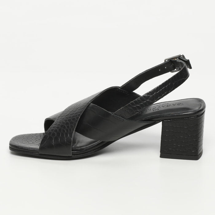 Sandales Linum - Noir
