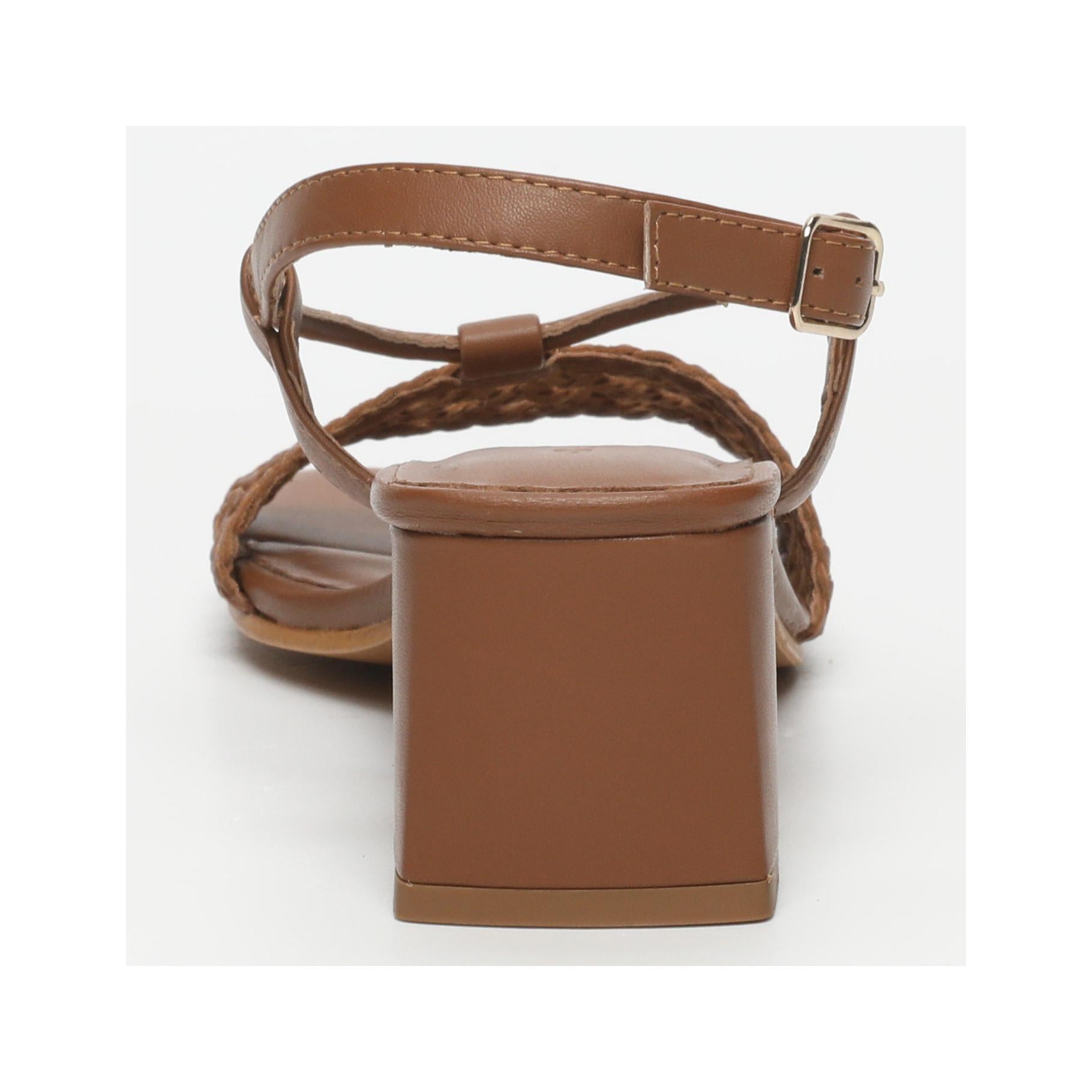 Collinsia Heeled Sandals - Camel