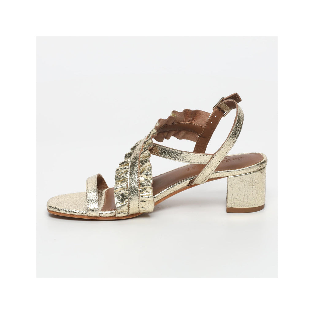 Monarda Heeled Sandals - Gold