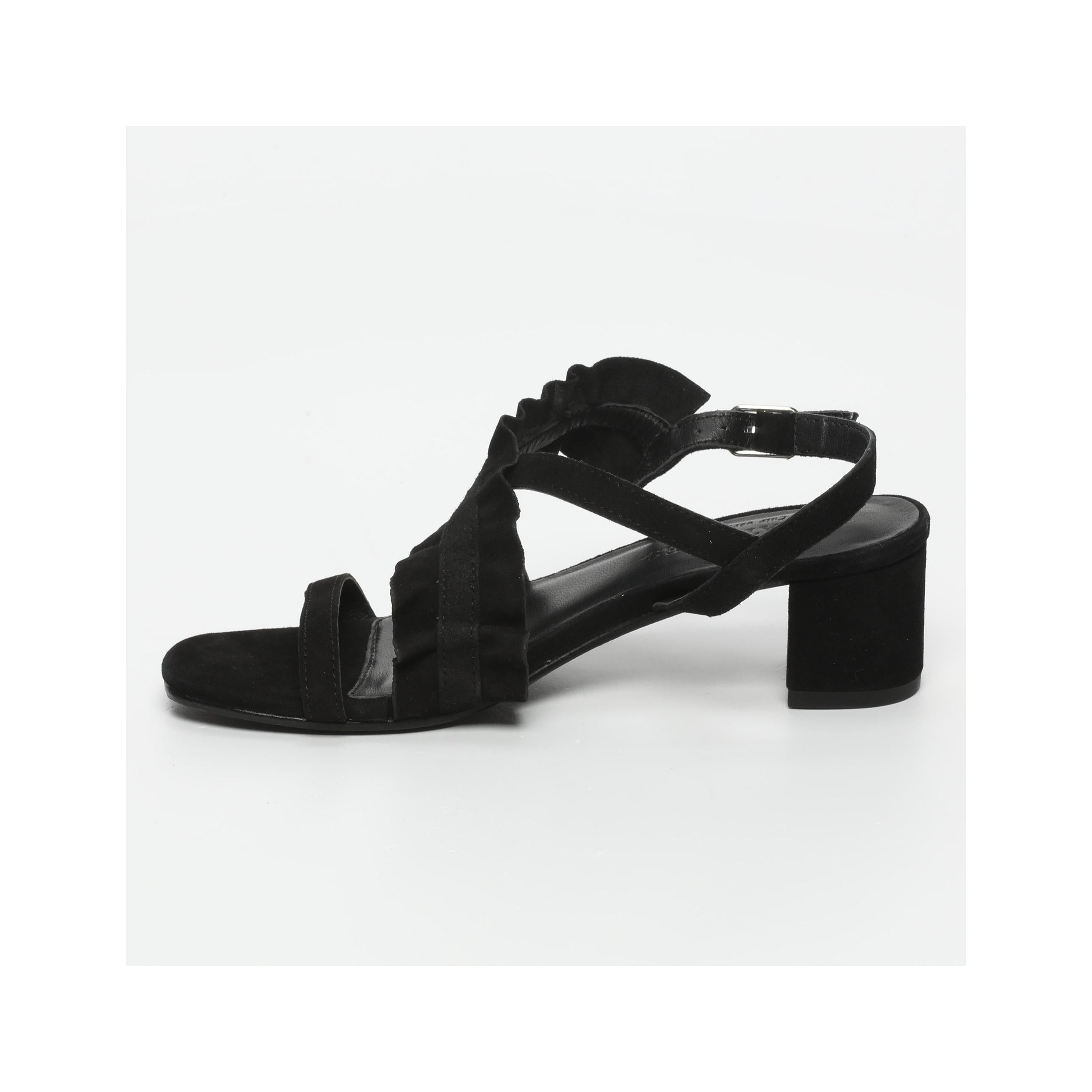 Monarda Heeled Sandals - Black
