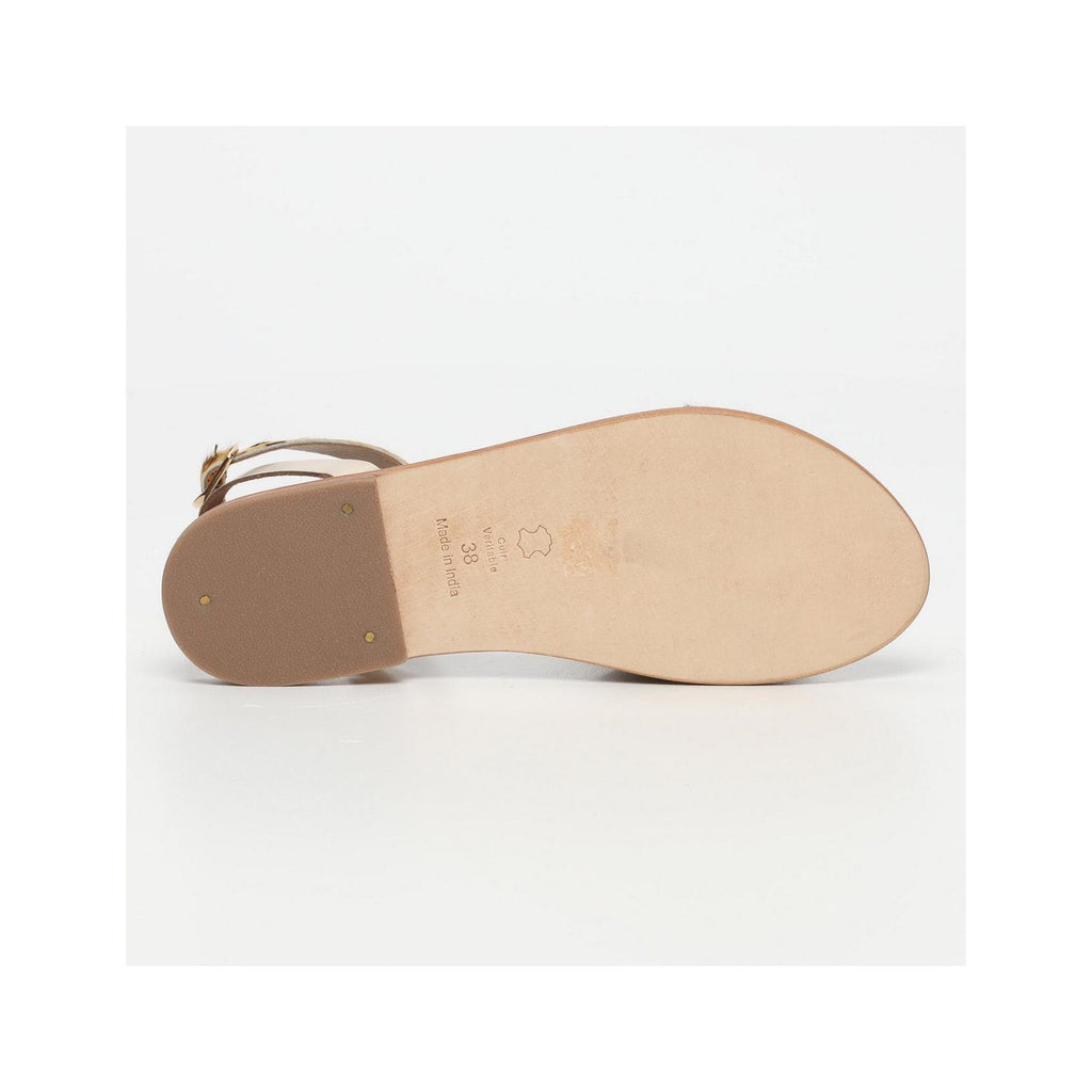 Brione Sandals - Gold+Leopard