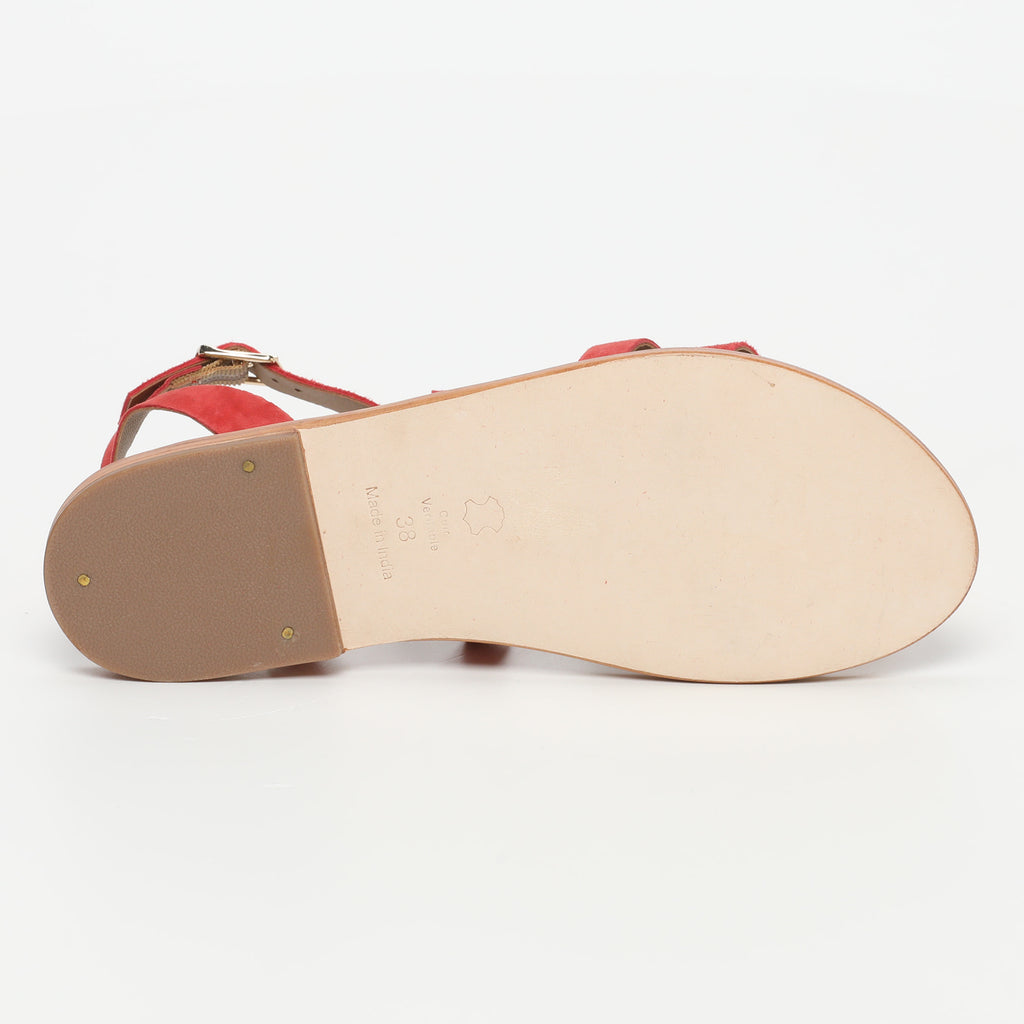 Malini Sandals - Strawberry