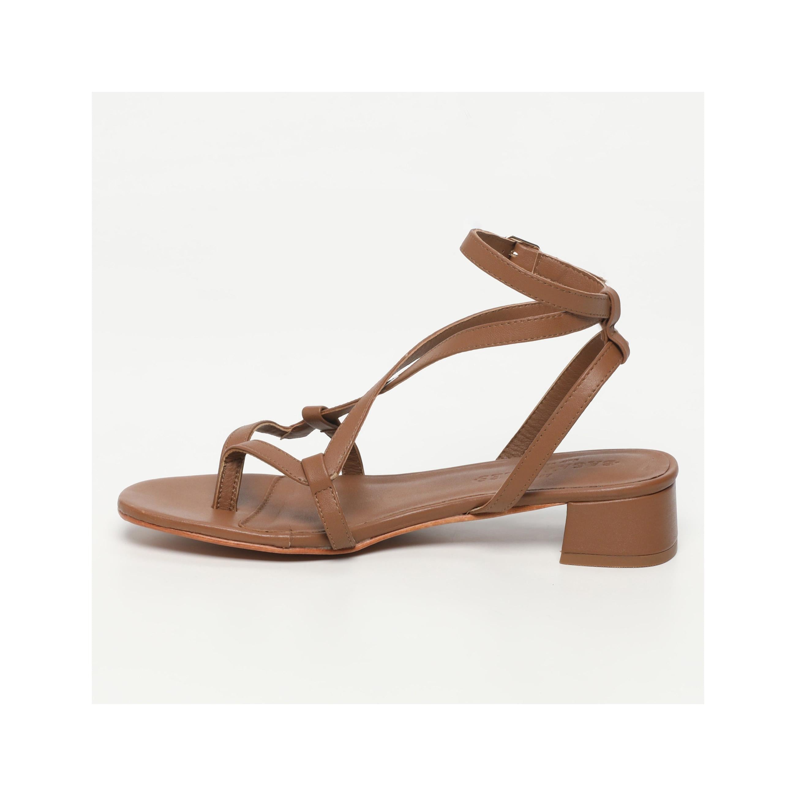 Sandales A Talons Halona - Camel