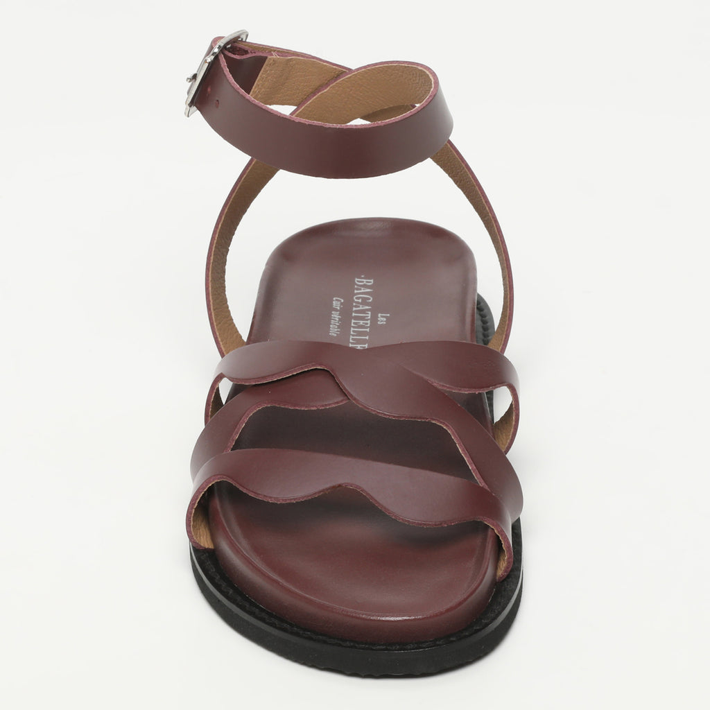 Vasto Sandals - Burgundy