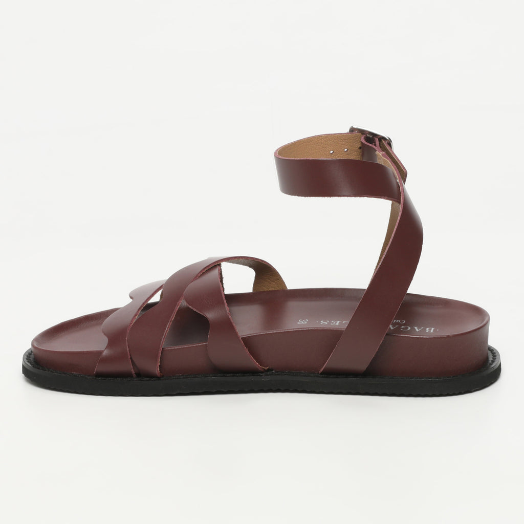 Vasto Sandals - Burgundy