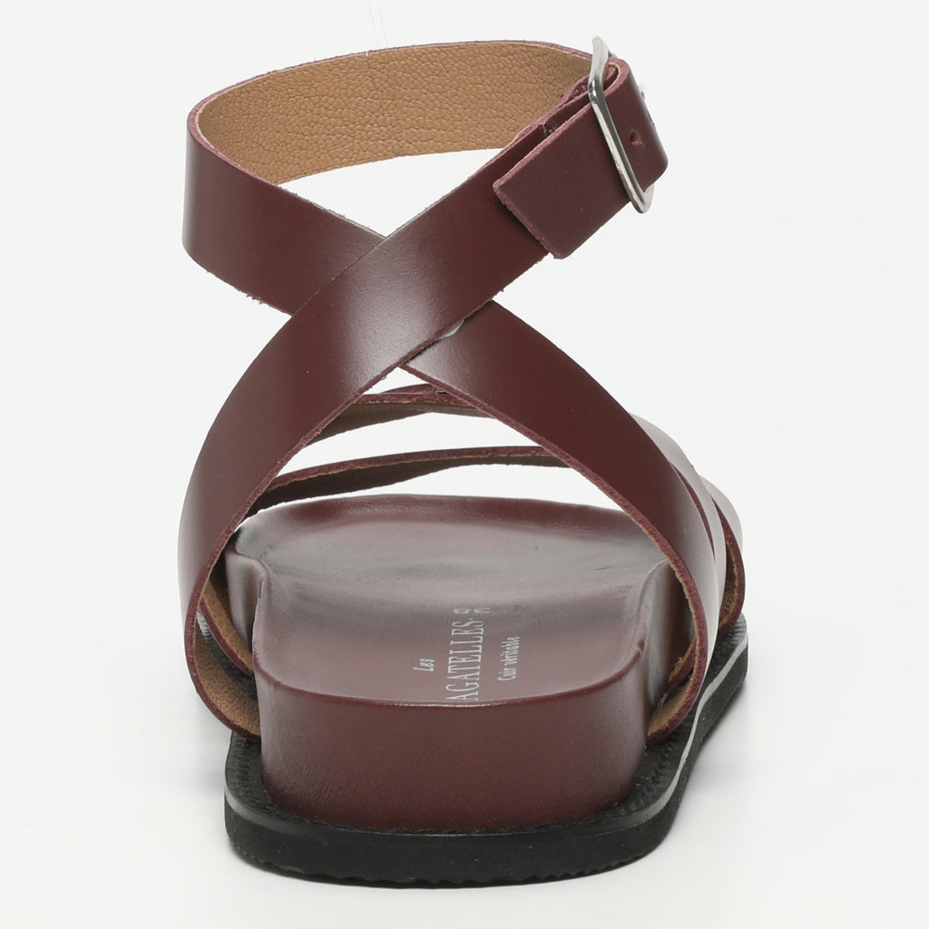 Vasto Sandals - Burgundy