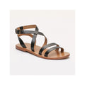 Sandalias Malini - Croco Negro