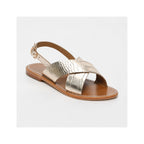 Sandalias Acoyte - Croco Dorado Claro