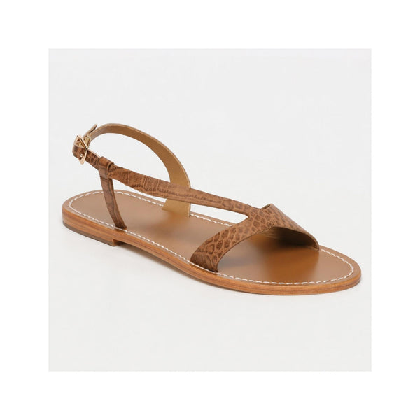 Amadrya Sandals - Croco Camel