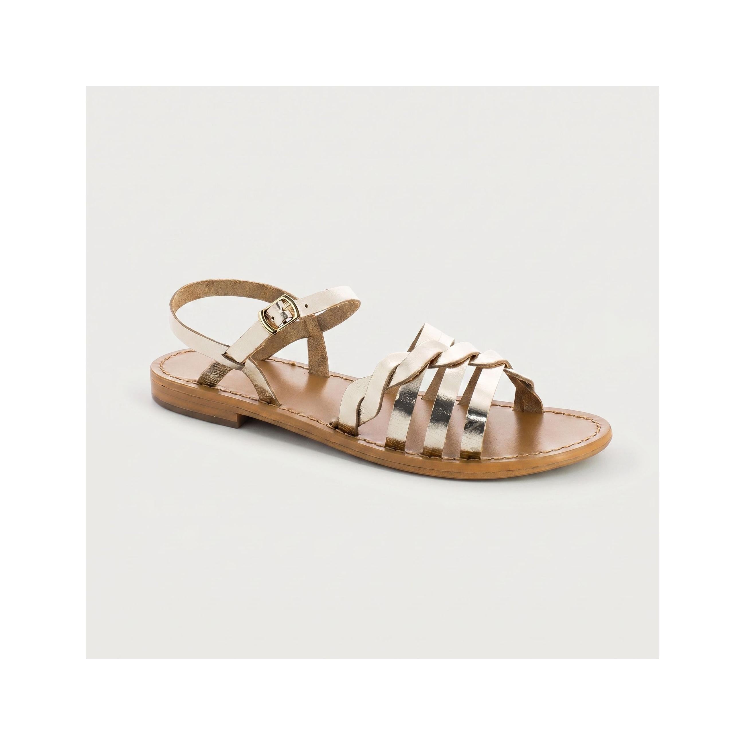 Brigitte Sandals - Light Gold