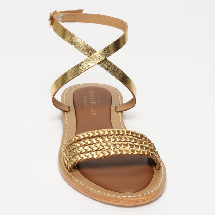 Sandalias Cindyra - Oro oscuro