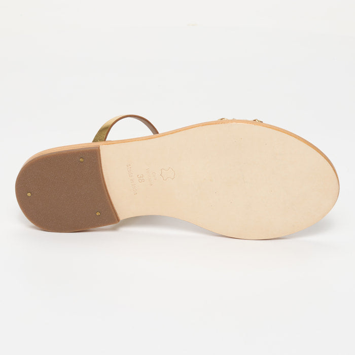 Sandalias Cindyra - Oro oscuro
