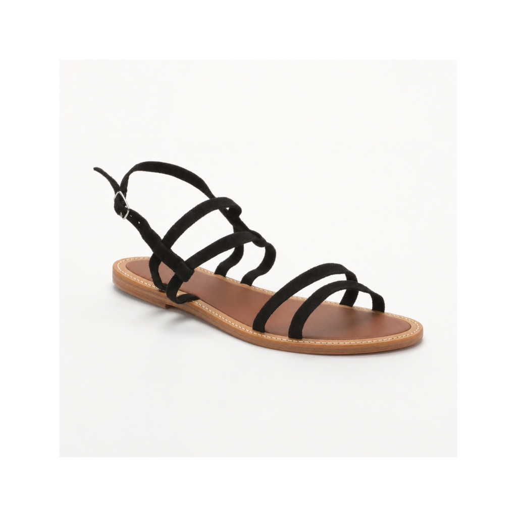 Sandalias Yvonne - Negro